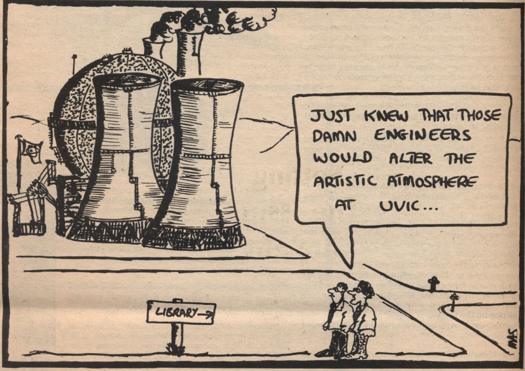 Comic by Martin Ashwood-Smith/The Martlet