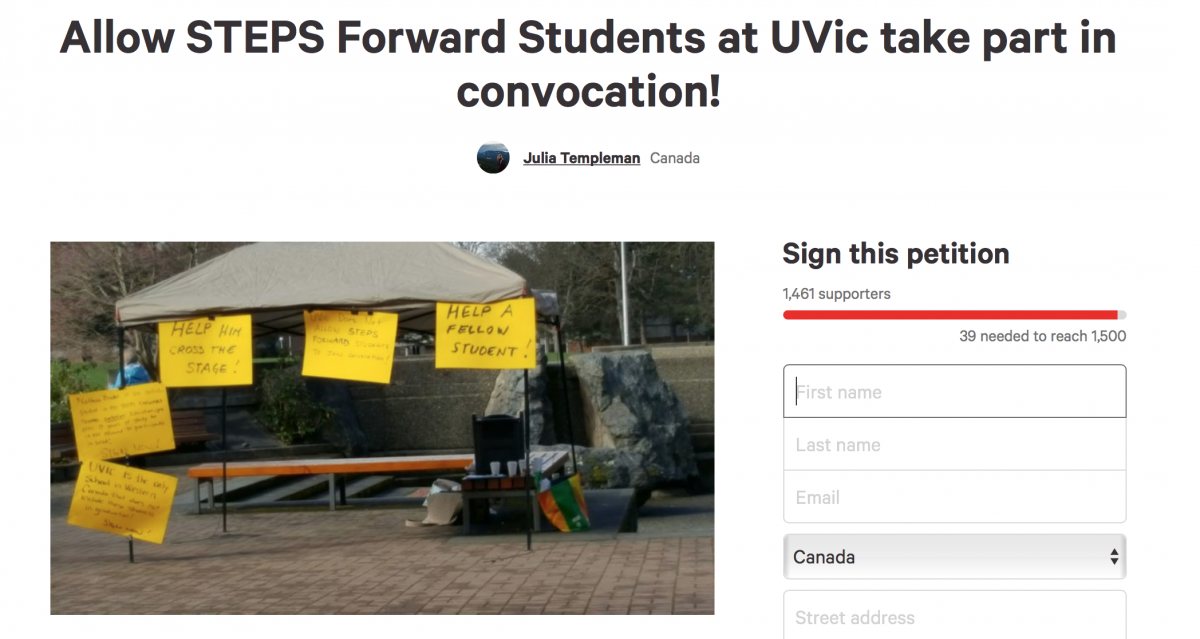 Screenshot via change.org