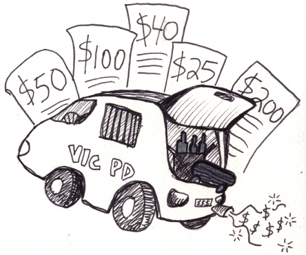 The conduct of cops on campus