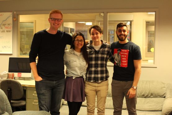 The Envision Slate members, pictured here, are running in the 2018 UVSS election. 