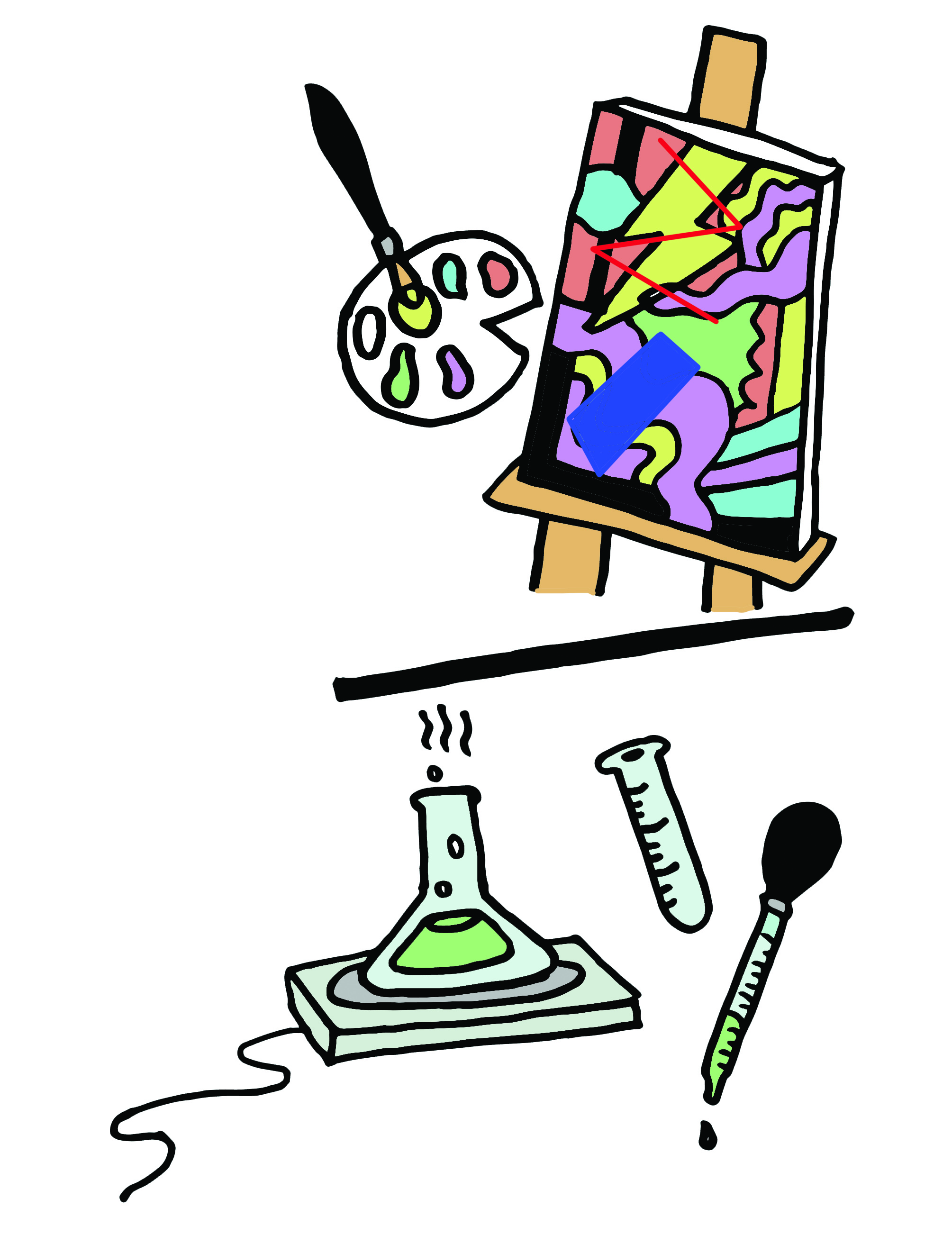 The divide between art and science