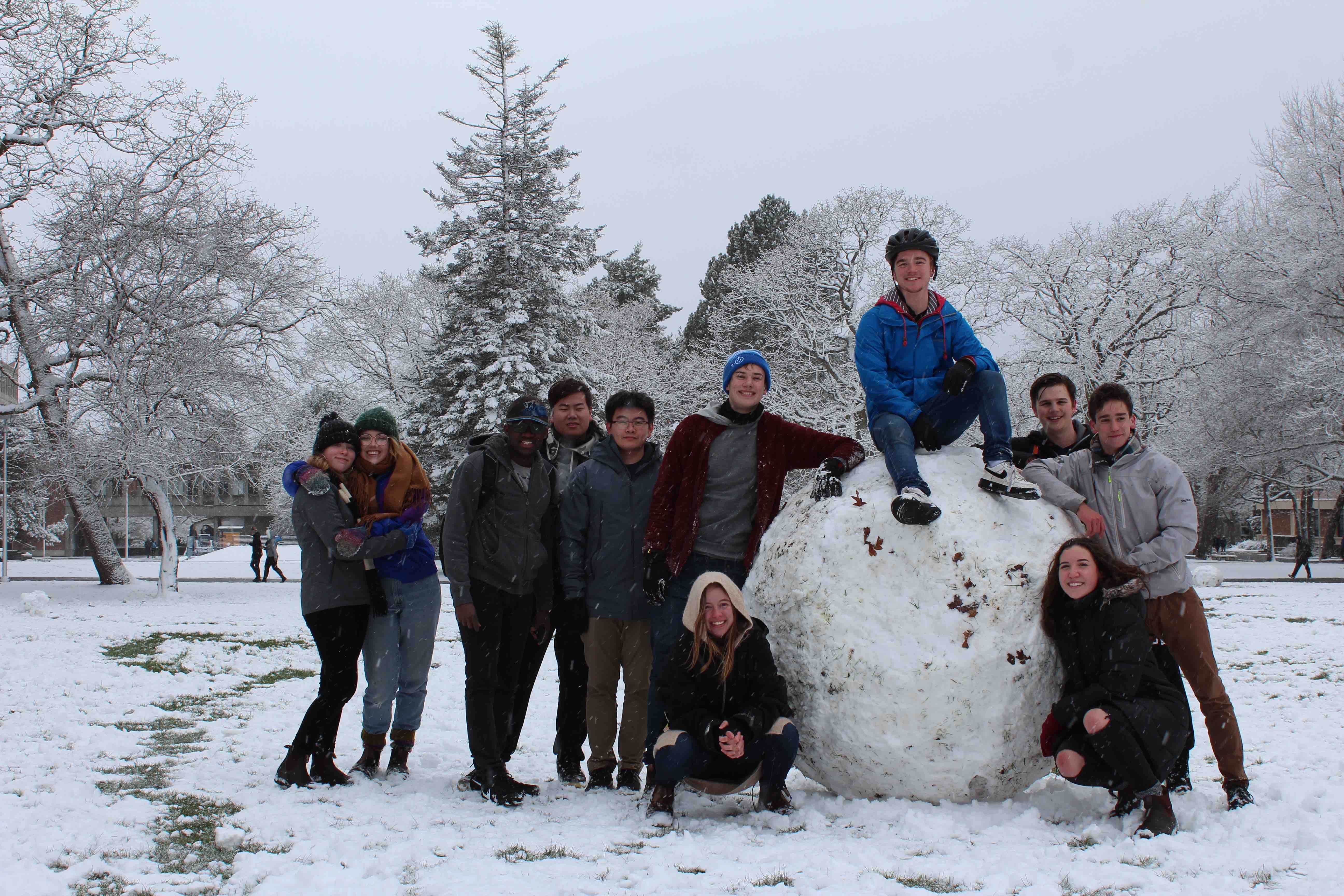 UVic in photos: The Blizzard of 2019