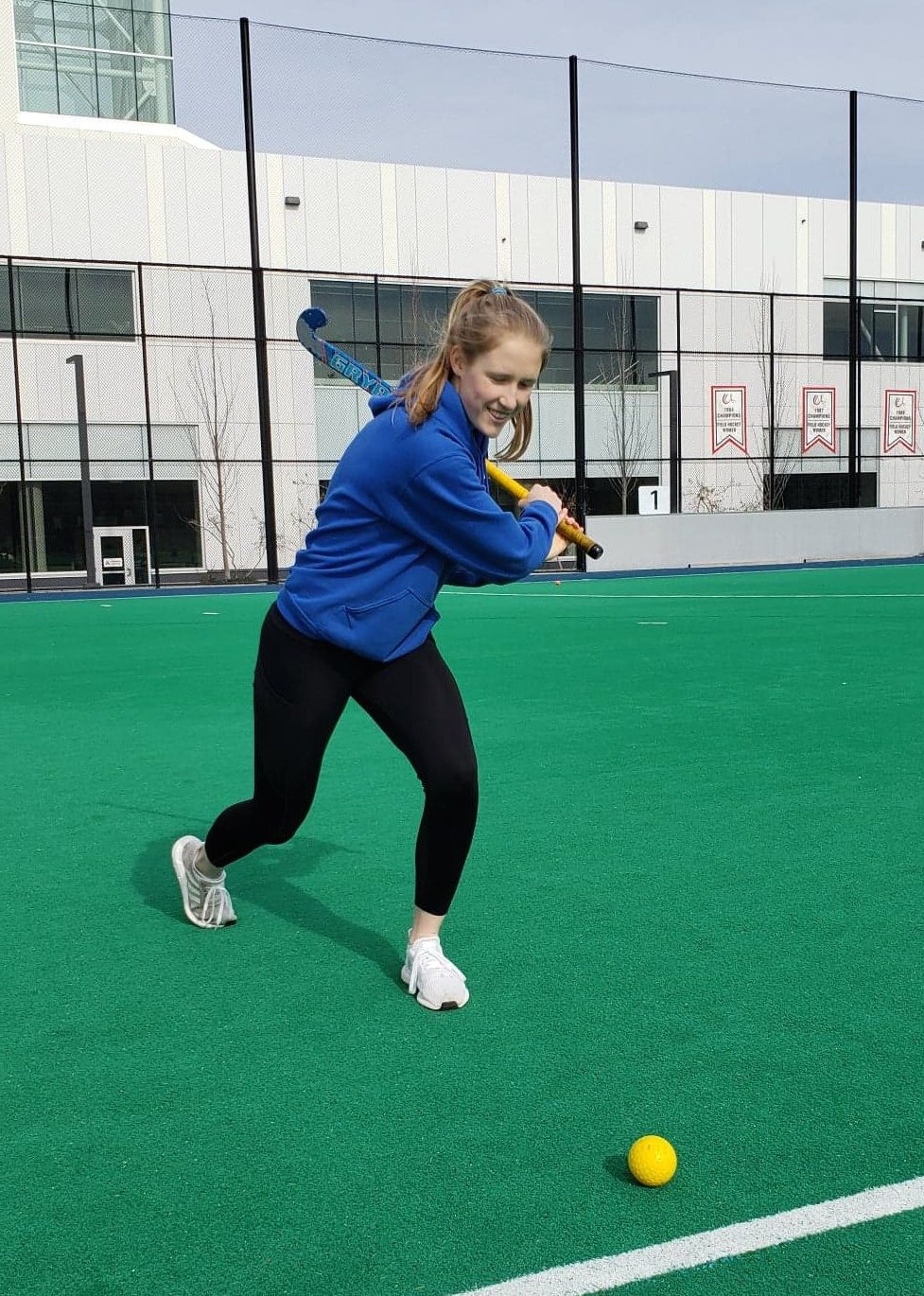 Vikes field hockey star makes international debut