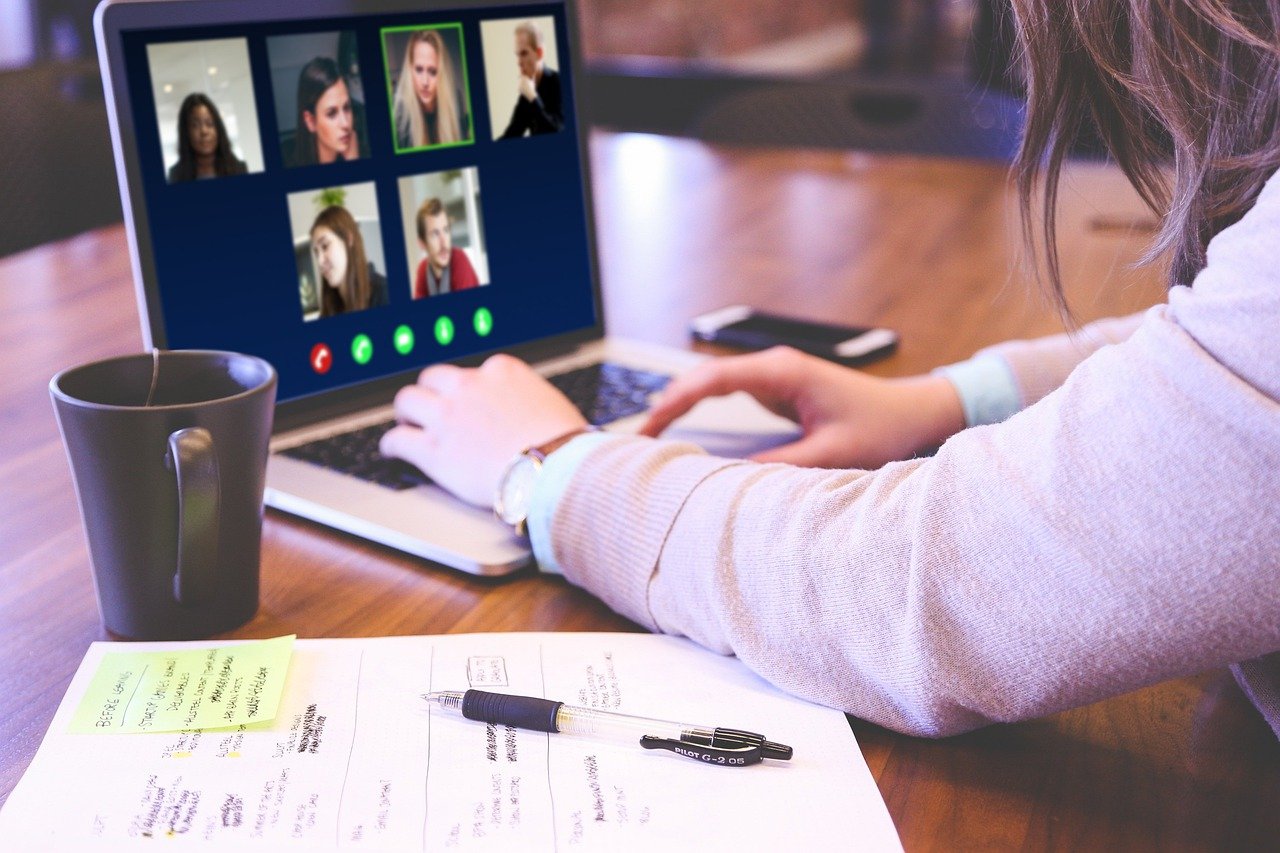 stock image of online university
