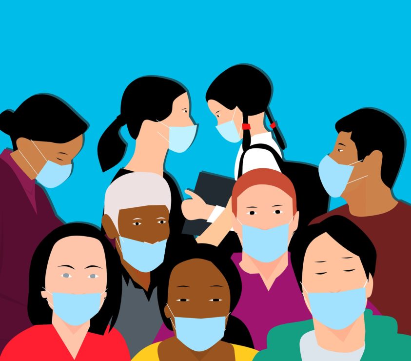 behavioural psychology COVID-19 graphic