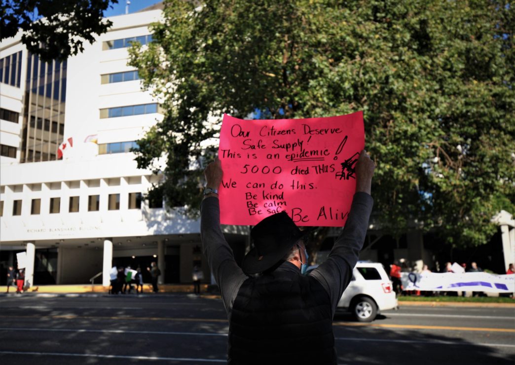 poster at rally MSTH