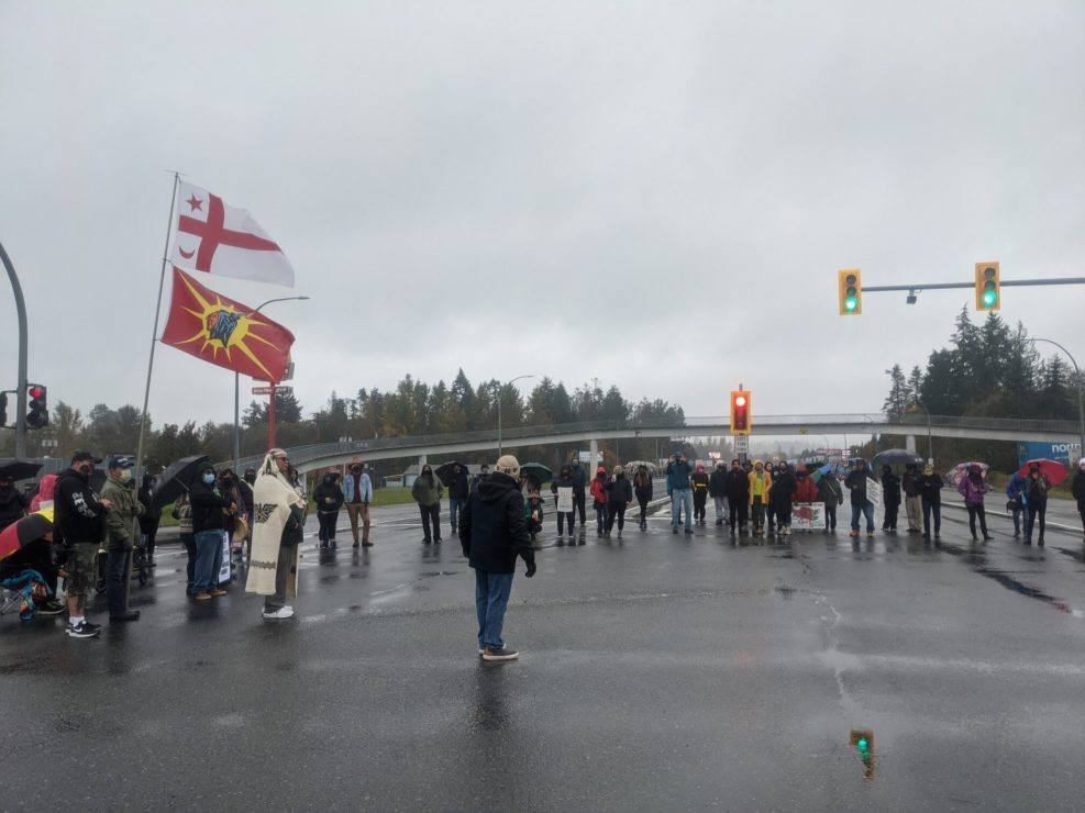 Mi'kmaq solidarity blockade