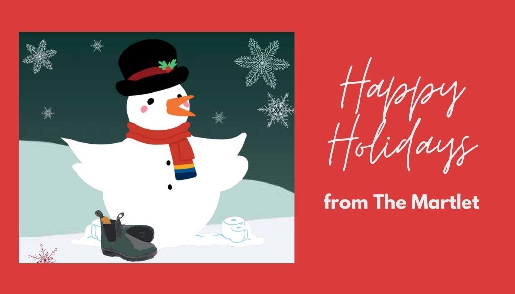 happy holidays from the martlet