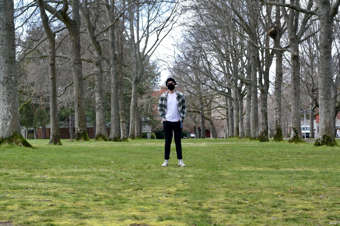 uvic campus covid-19 photo