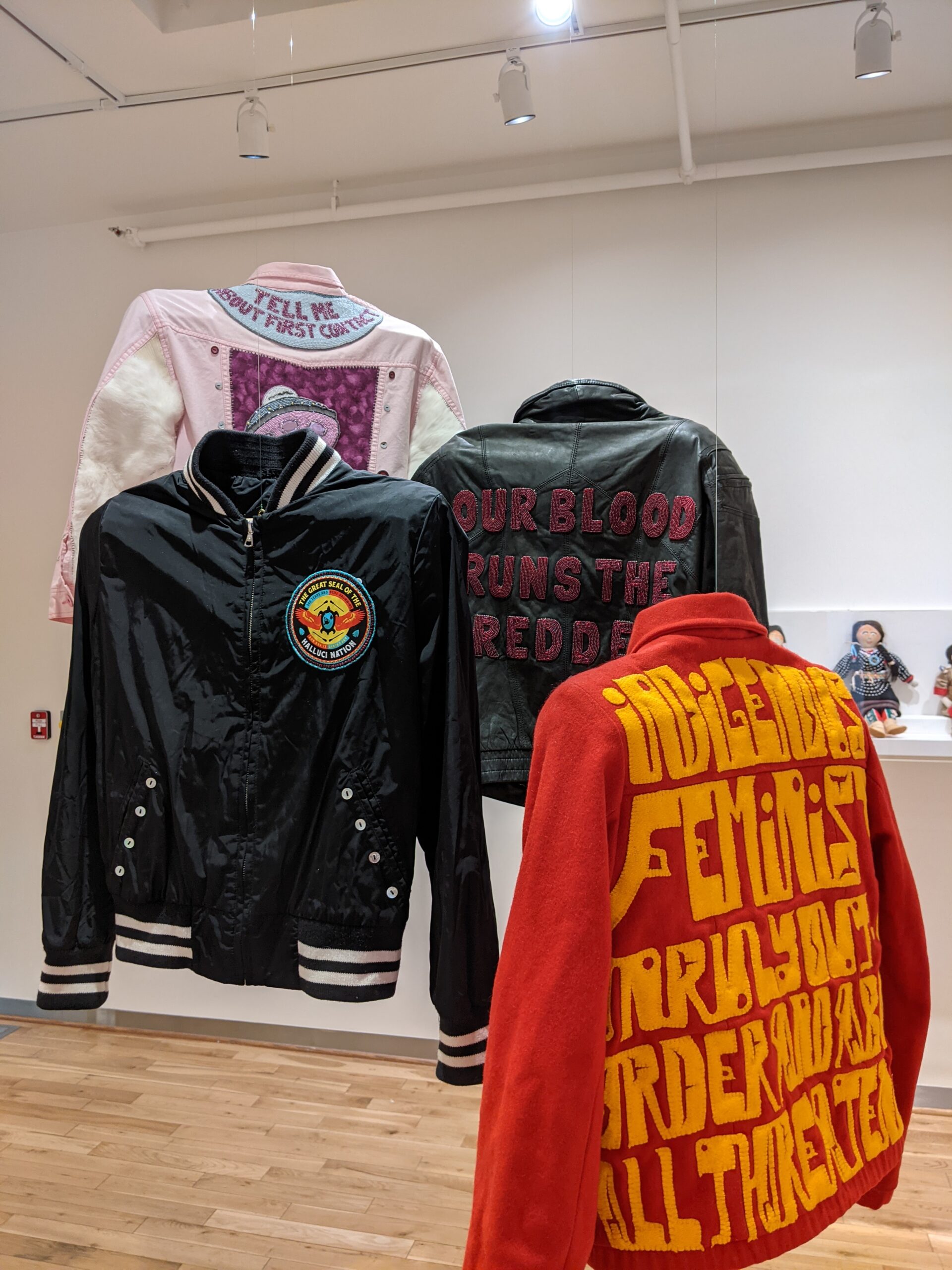 legacy art gallery on beaded ground exhibit
