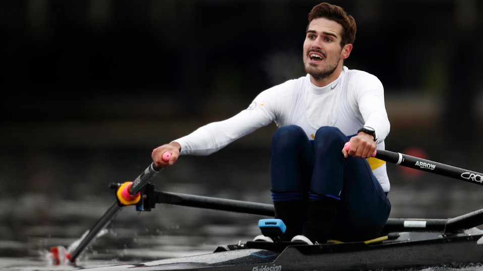 UVic rower Patrick Keane