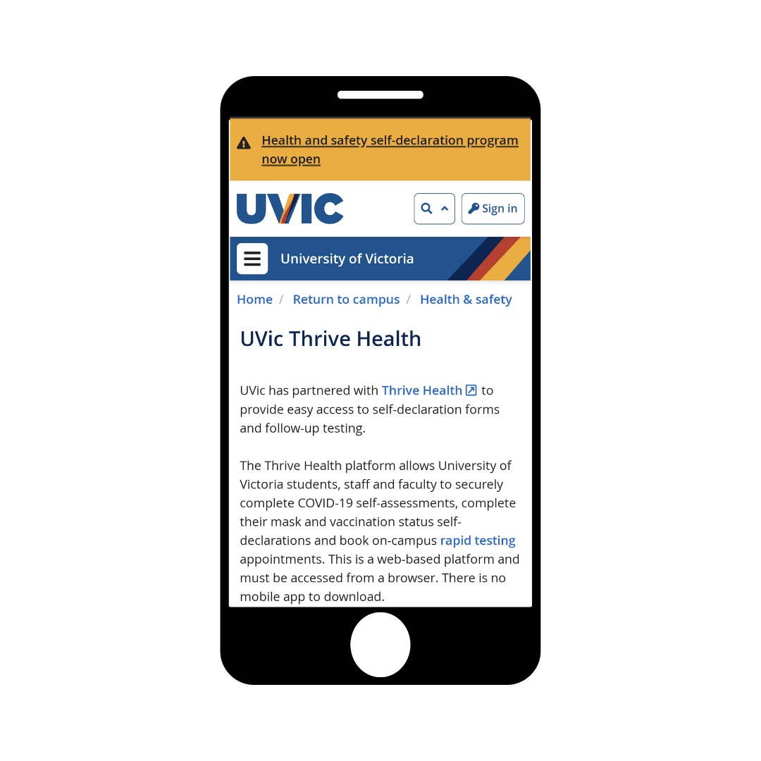 uvic vaccination thrive health