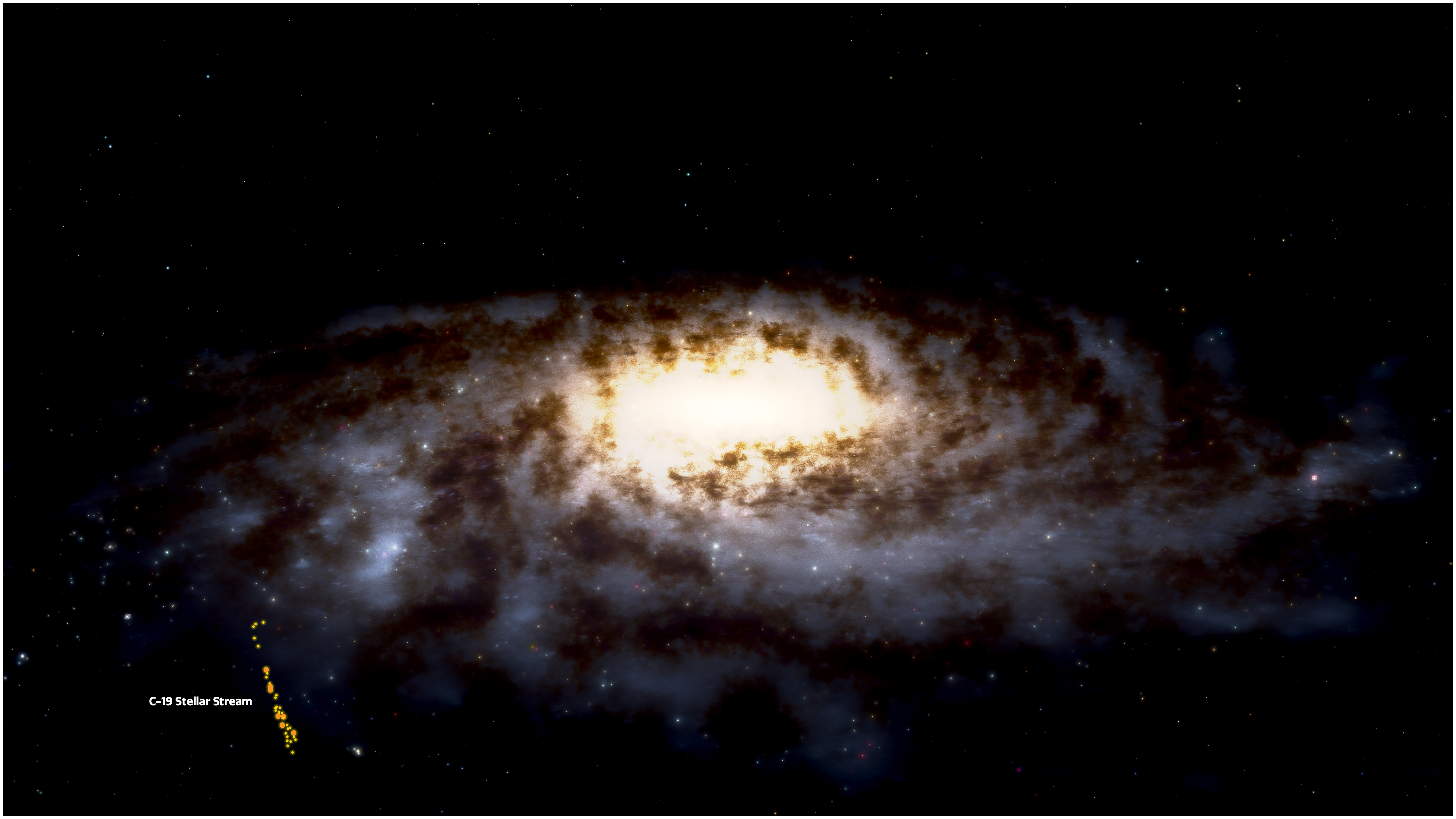 Star cluster C19, photo provided by UVic.