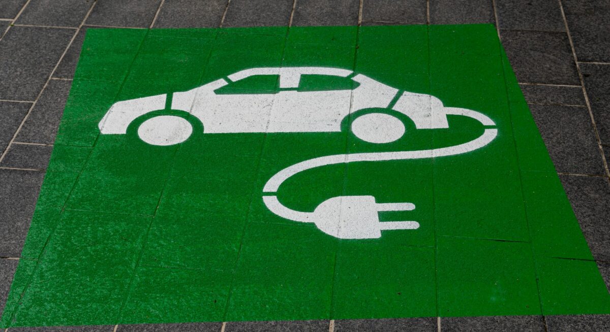 An electric car charging station, photo by Michael Marais via Unsplash.
