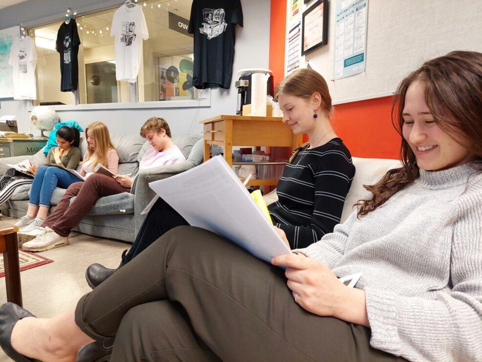 The Martlet's summer volume 75 staff, photo by Sie Douglas-Fish.