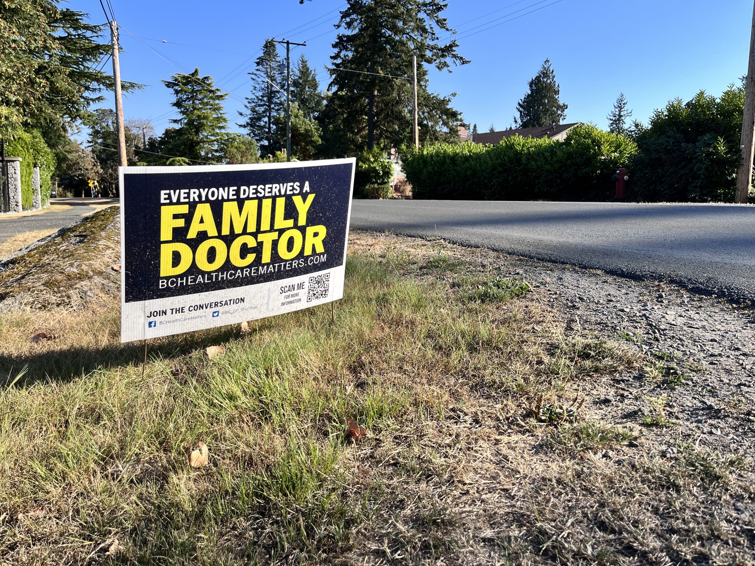 bc health care matters sign