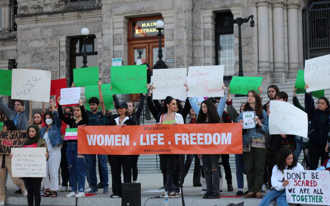 UVic students speaking out, raising awareness for Iran