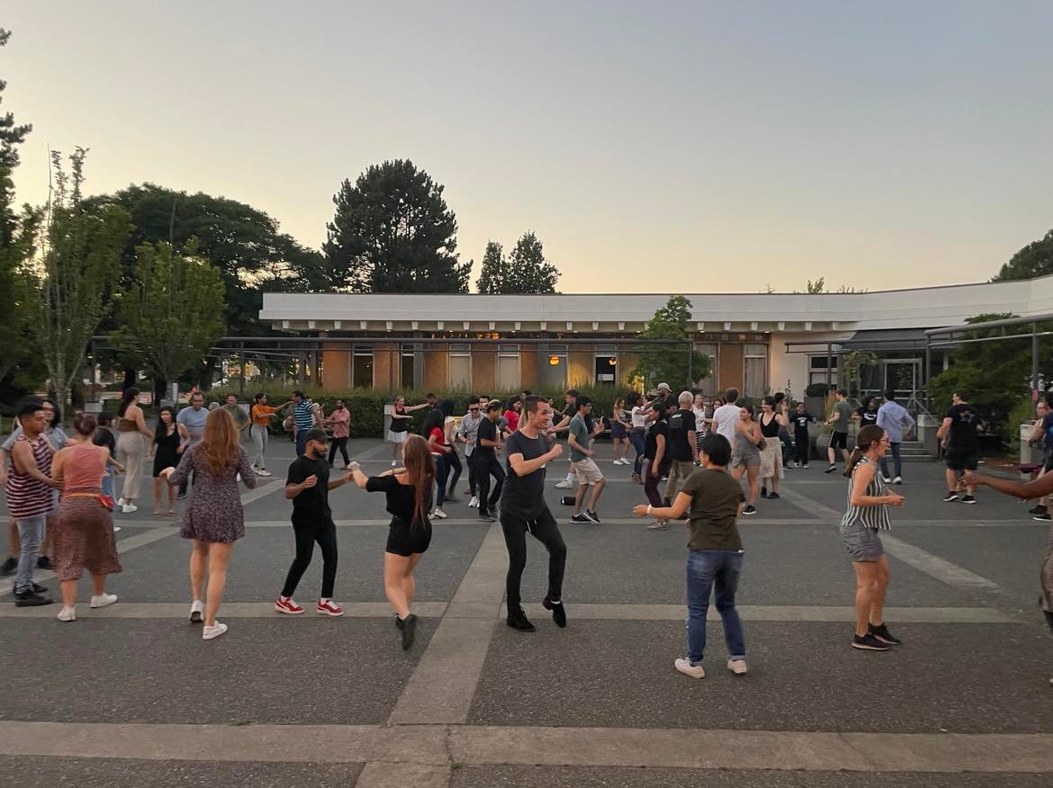 Salsa club dancing, via Evalyn Braybrook