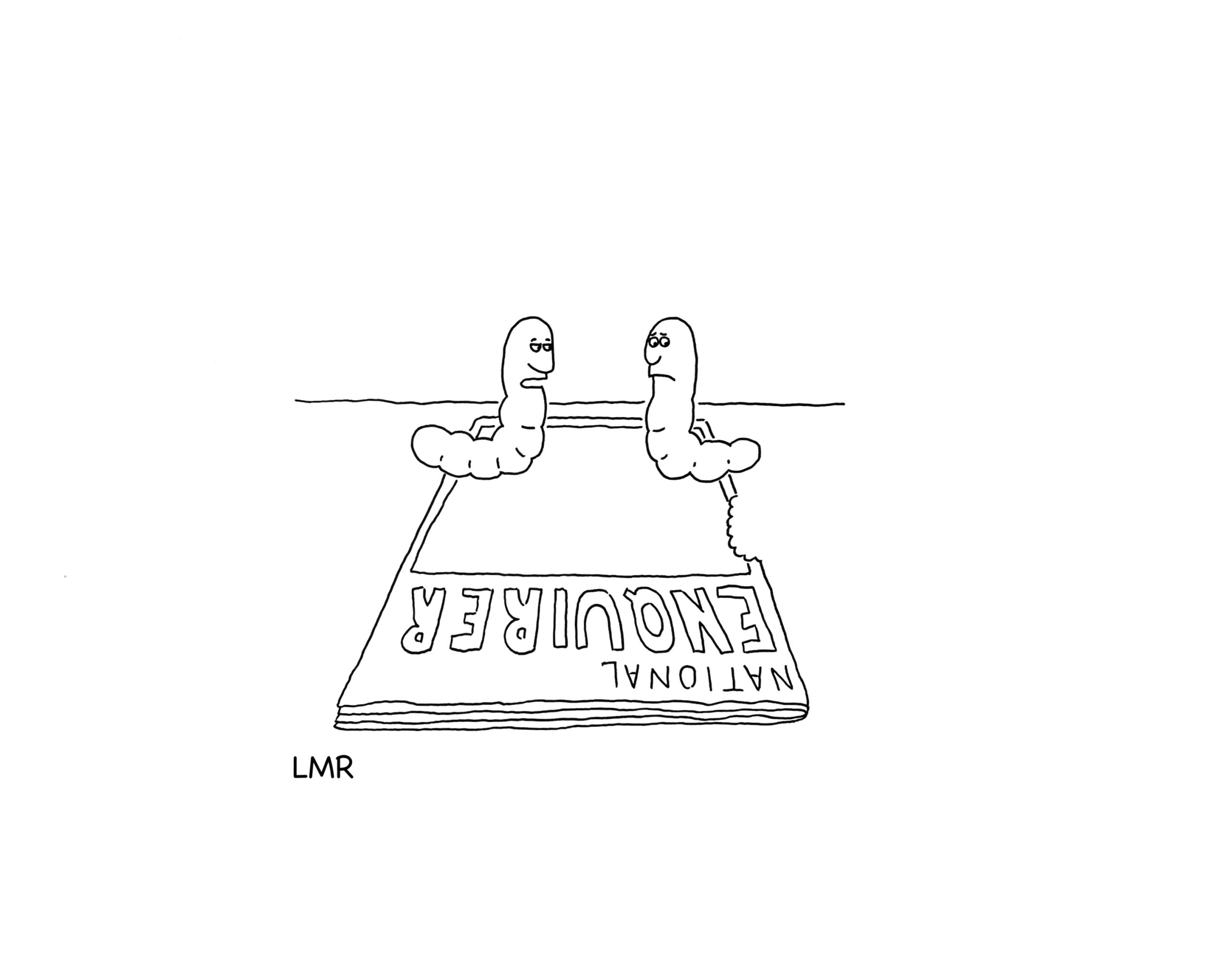 Comic by Liam Moore Razzell.