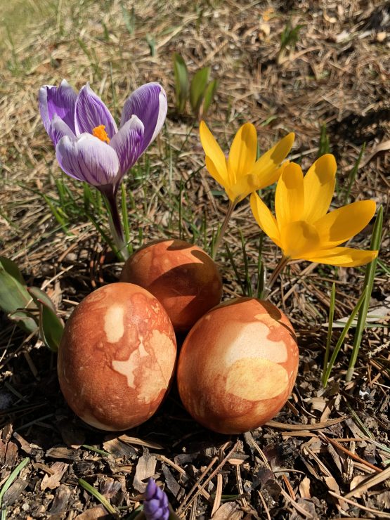 Easter egg decorating