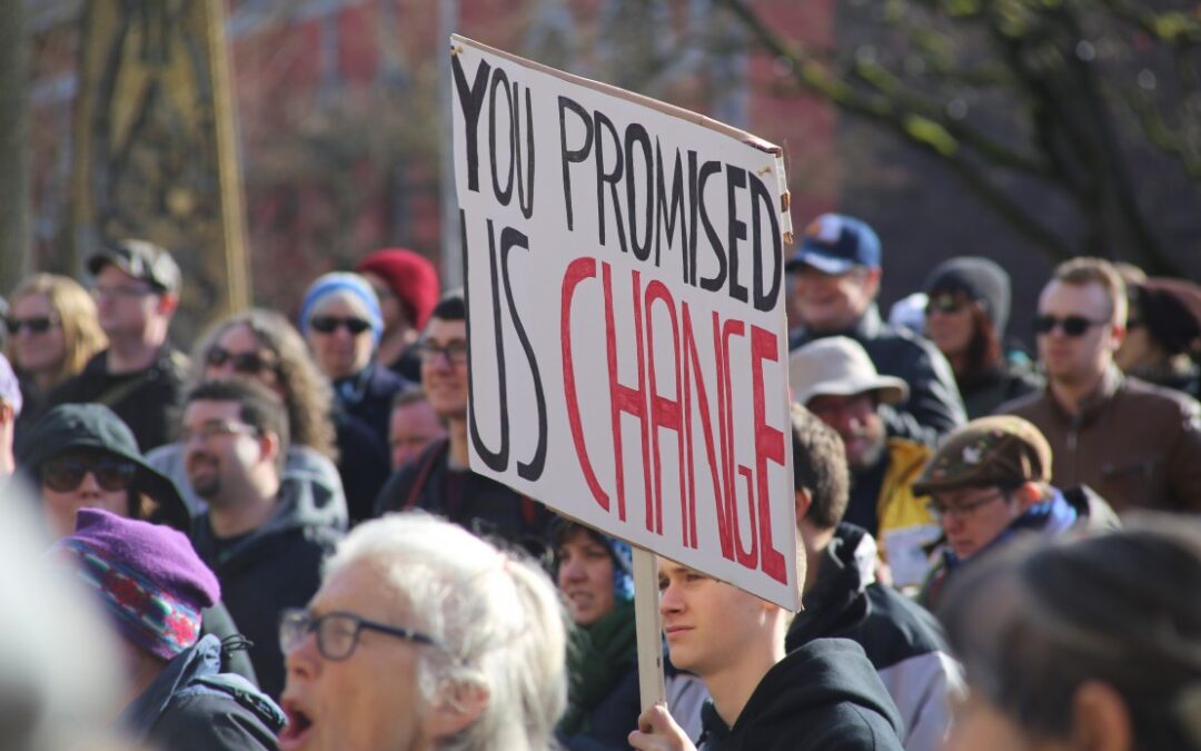 ‘Broken promises’ draw demonstrators for electoral reform rally