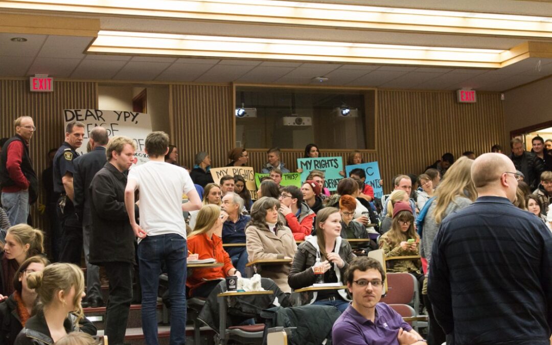 Abortion debate interrupted by protesters