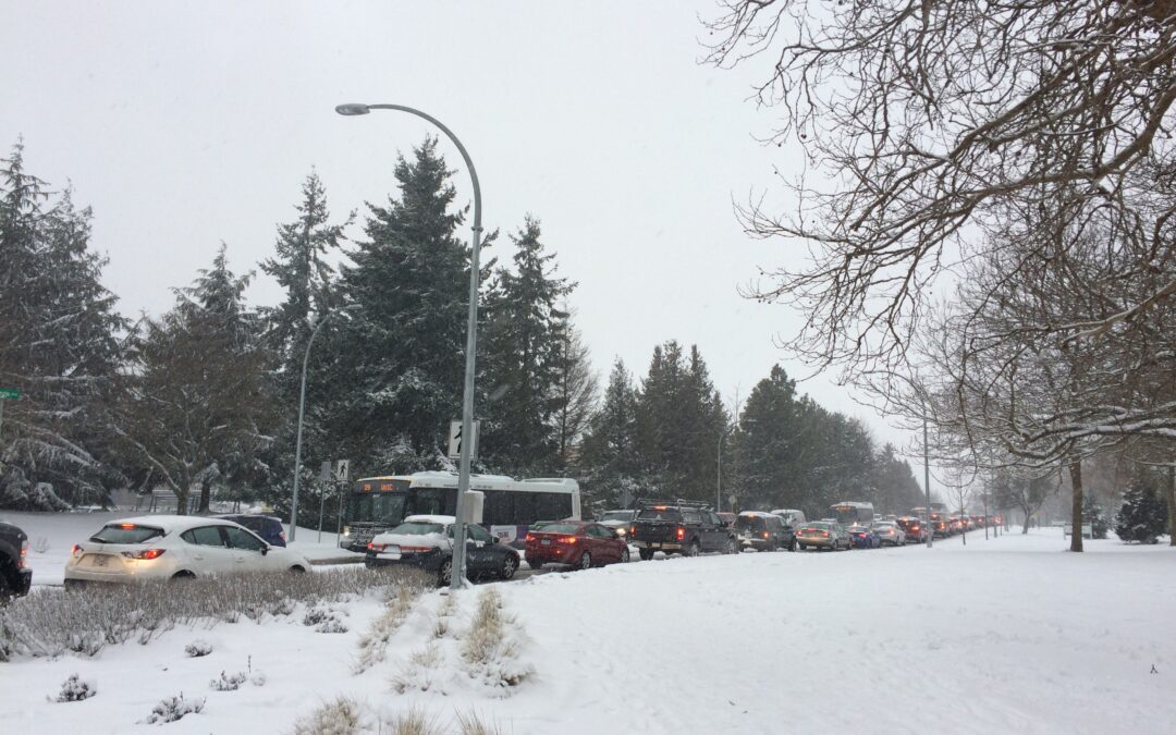 No concrete answers after UVic’s snowmageddon causes pileup