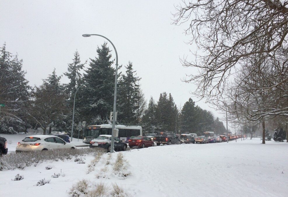Campus shuts down as snowpocalypse hits Victoria