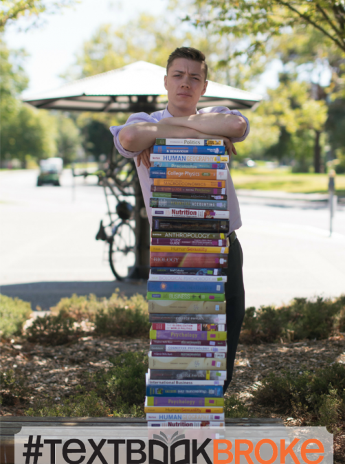 TextbookBroke campaign pushes for lower textbook costs