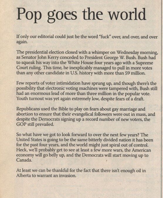 Throwback Thursday: Pop goes the world